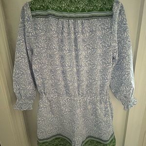 Romper size 2 by Eliane Rose.
Summer ready. 
Pull on and go. Shorty! 
Blue,green